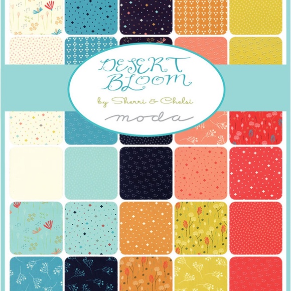 Quilting cotton - fat quarter bundle Desert Bloom by Sherri & Chelsi for Moda - Picture 4 of 4